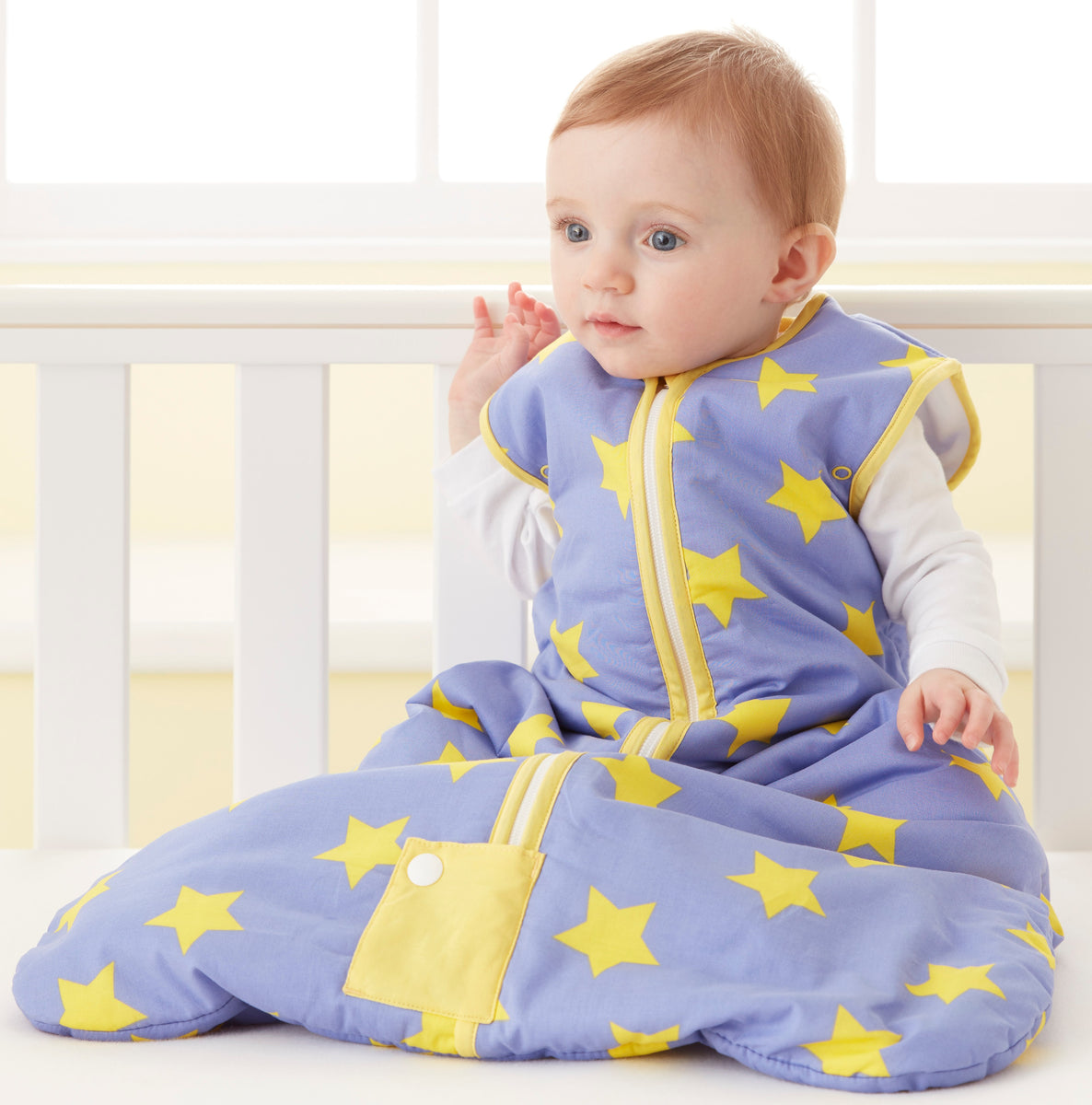 Grobag Baby Sleeping Bag Size 6-18 Months - 1.0 Tog Supersonic 100% Co –  Babycurls.co.uk