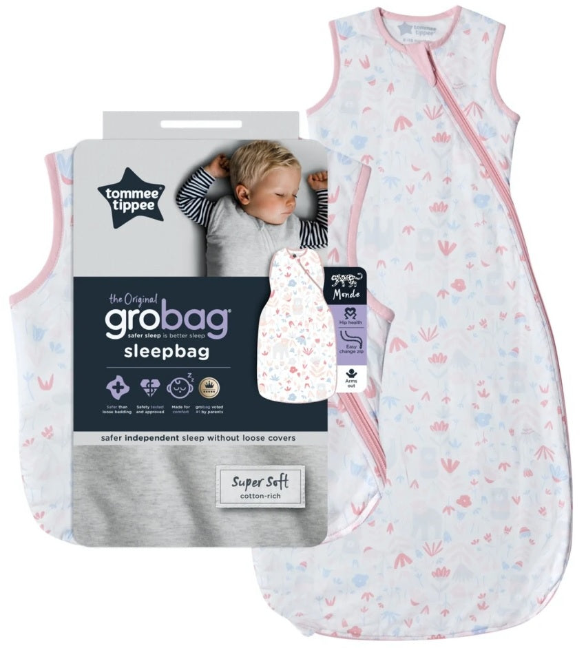 Tommee Tippee Grobag Baby Sleeping Bag Floral Forest 1836 Months 1.0