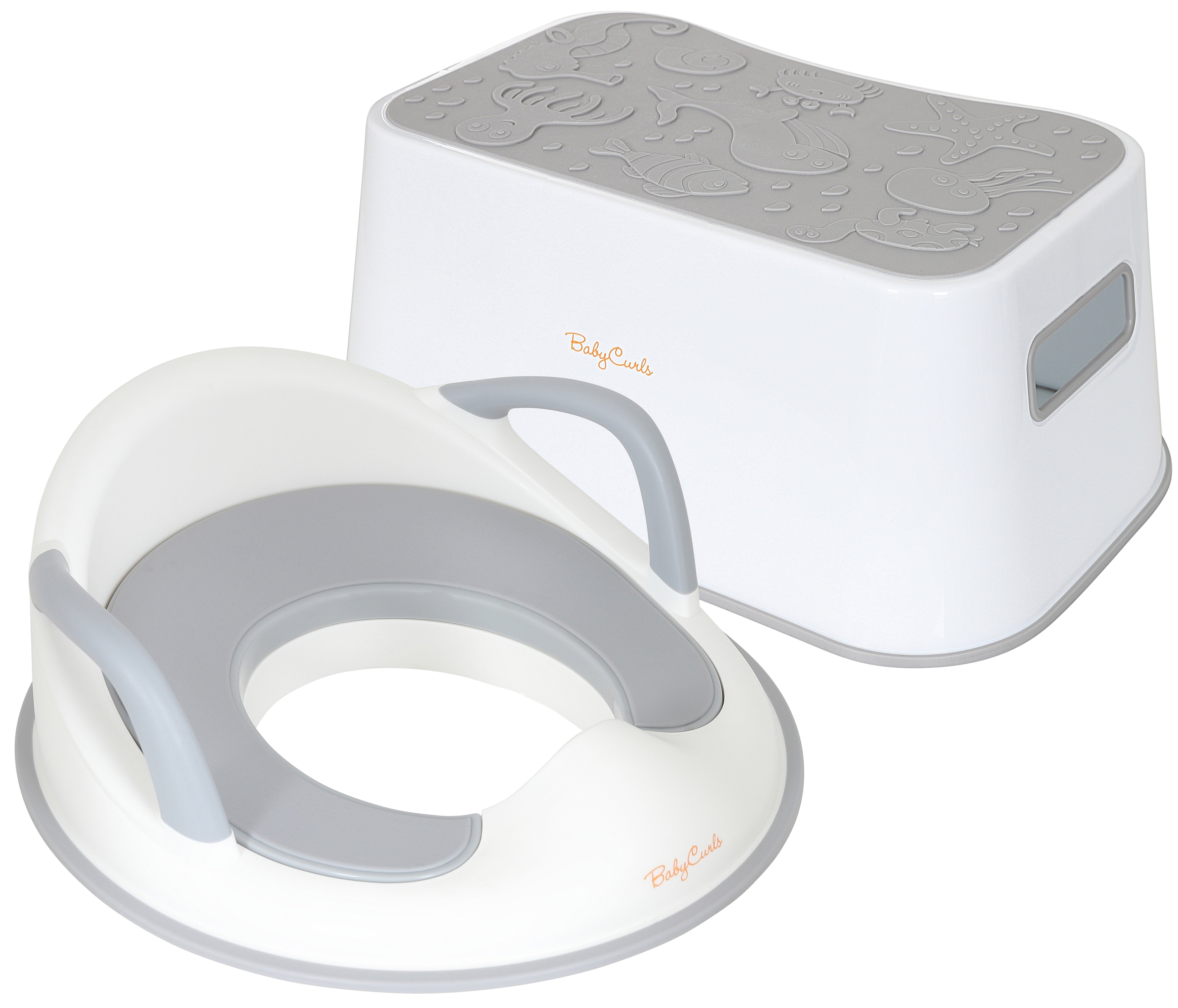 Babycurls Toddler Toilet Training Seat with Handles Non Slip