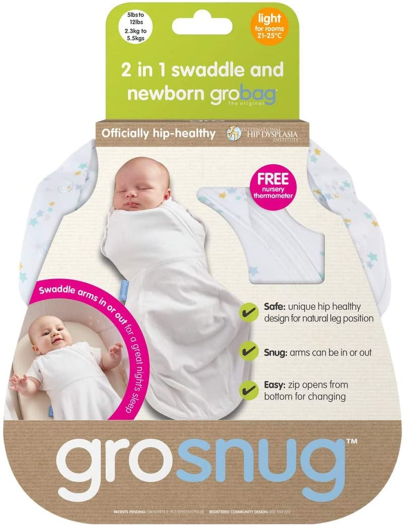 Newborn Gro Swaddle Tog Baby Swaddle Grobag TOG Tommee Tippee The