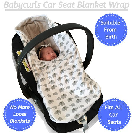 Babycurls Universal Baby Car Seat Fitting Blanket Travel Wrap