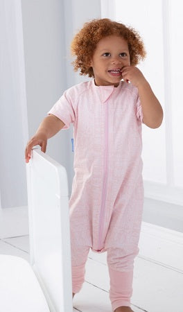 Grobag GroRomper One Piece Sleepsuit Scandi Harvest Pink 24 36