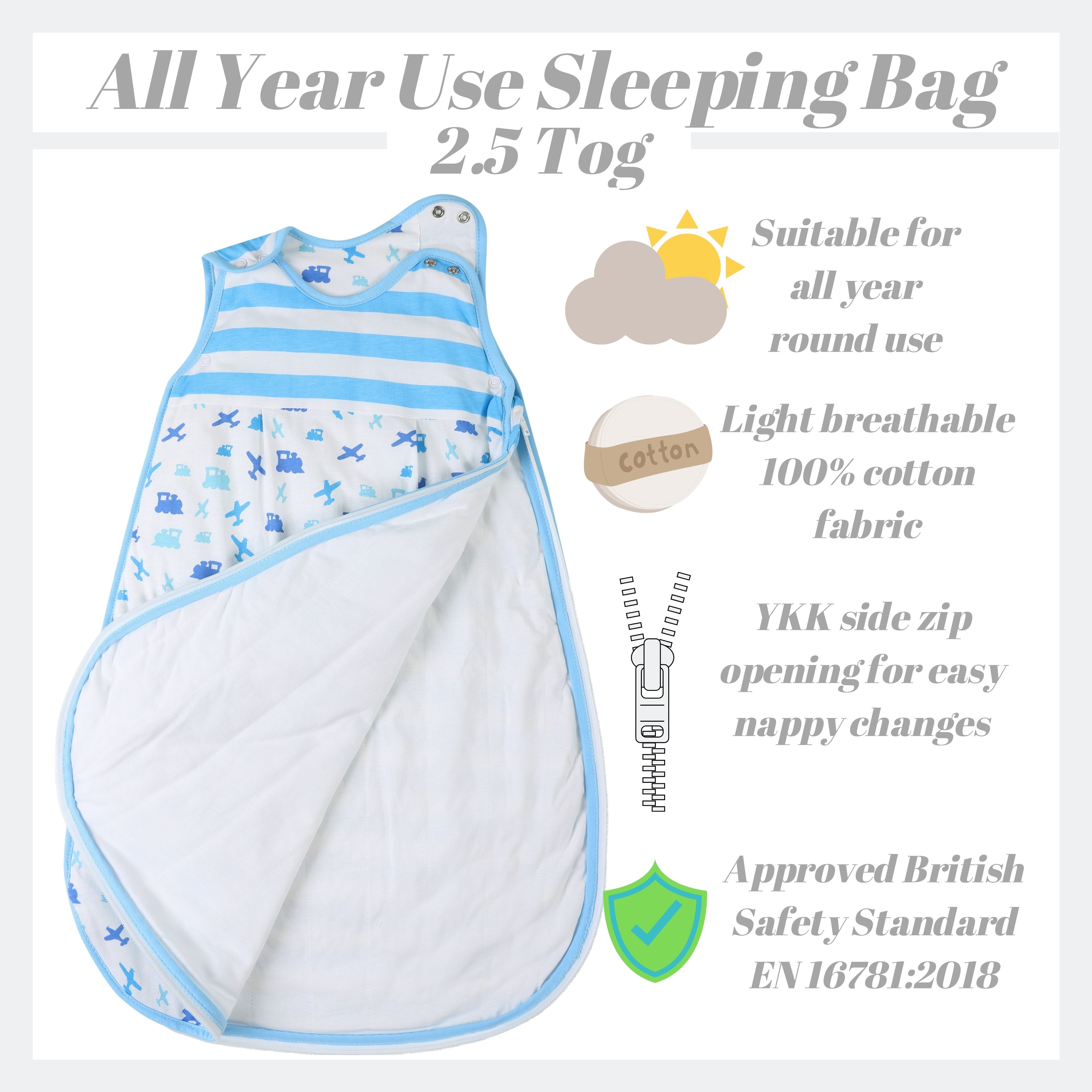 2.5 tog best sale baby sleeping bag