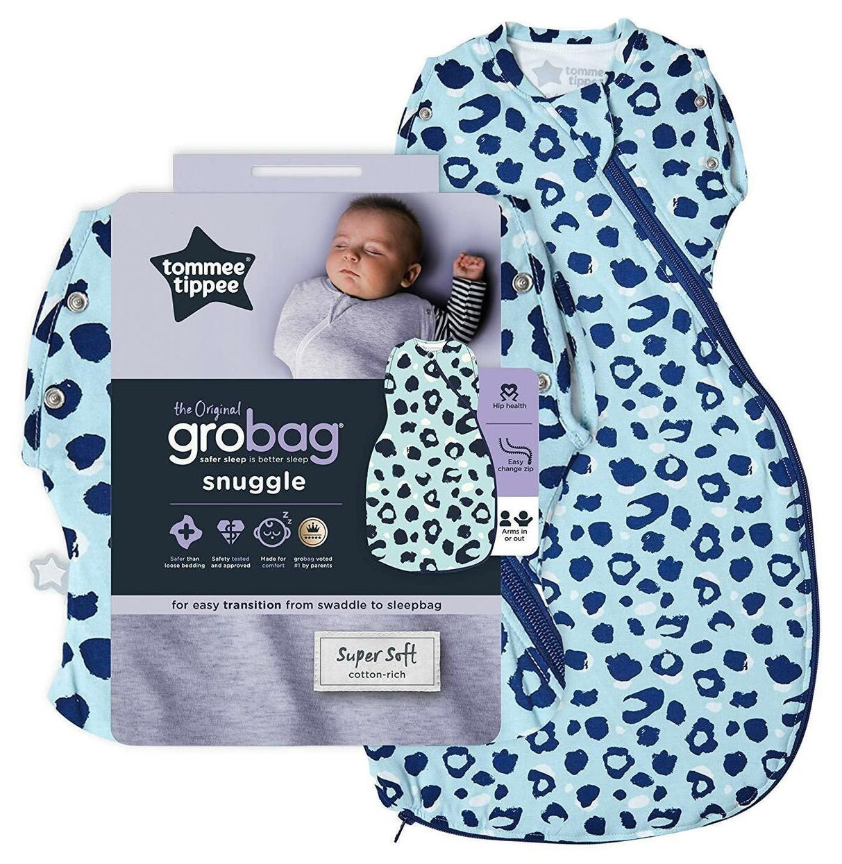 Tommee Tippee Grobag Snuggle Sleep Bag 0-4 Months Tog