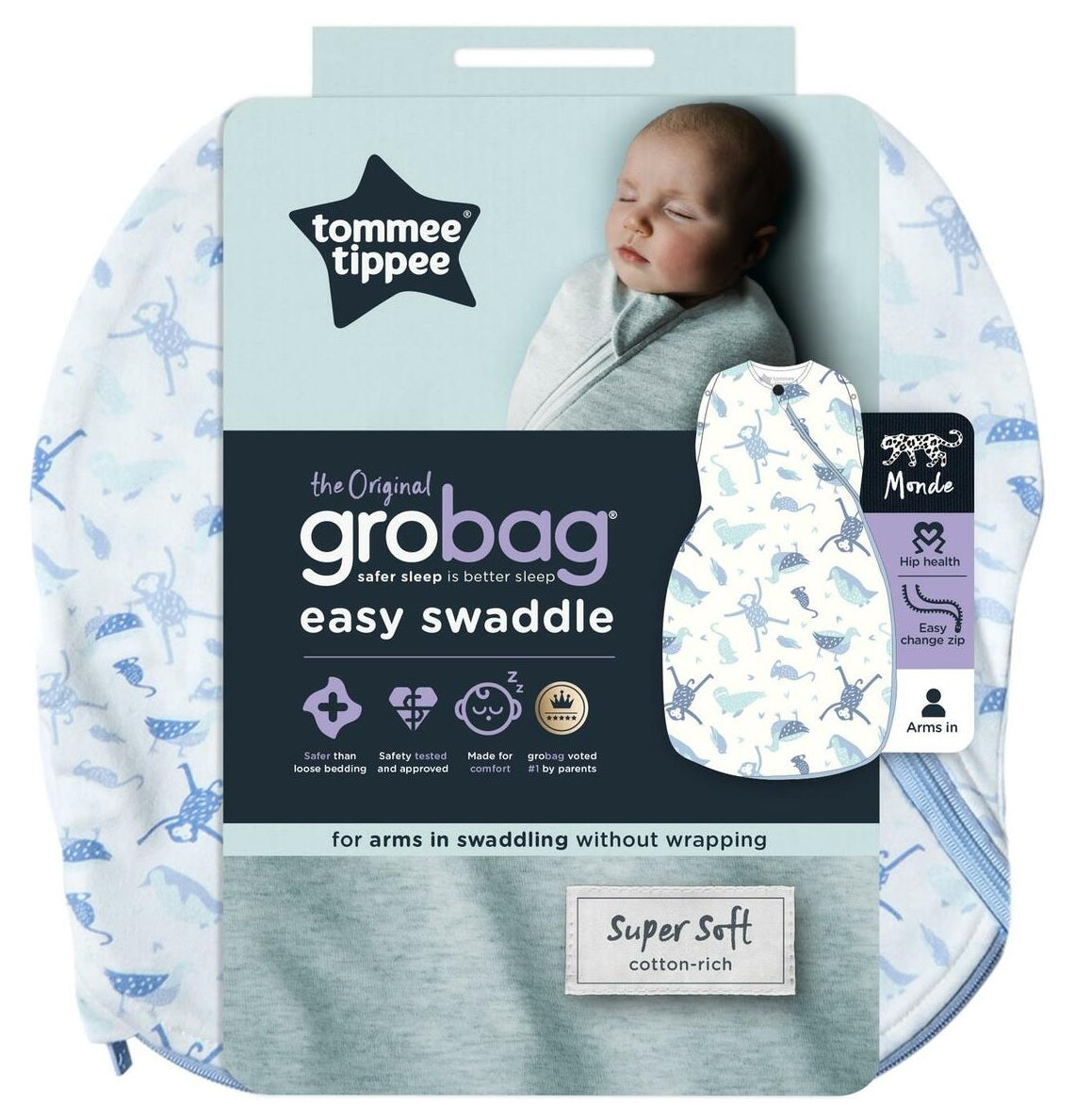 Tommee Tippee Grobag Snuggle Sleep Bag 3-9 Months Tog Planet
